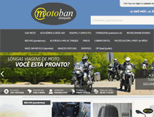 Tablet Screenshot of motoban.com.br